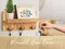Farmhouse Key Holder for Wall: Decorative Small Mail Organizer with Shelf and Rustic Mail Holder with 3 Anchor Key Hooks - Retro Home Decor Wall Mount for Entryway, Hallway (Light Brown)